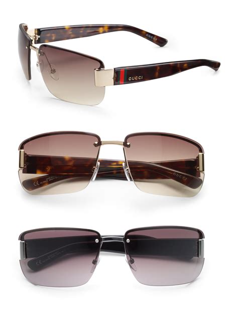 gucci rimless mens sunglasses|Gucci men sunglasses on sale.